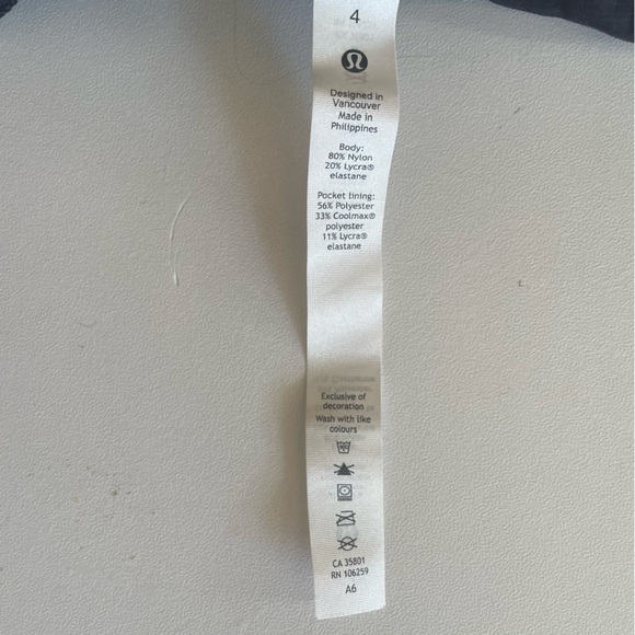 Lululemon WUNDER TRAIN HIGH-RISE SHORT 6" in heathered grey - Picture 5 of 5